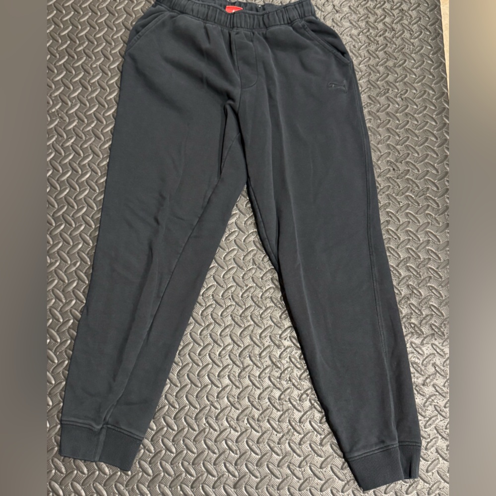 Puma Black Sweatpants Athletic Joggers